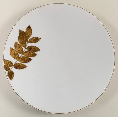 Vegetal Gold Salad Plate