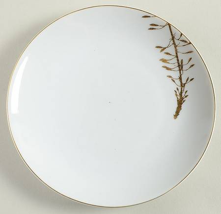 Vegetal Gold Bread & Butter Plate