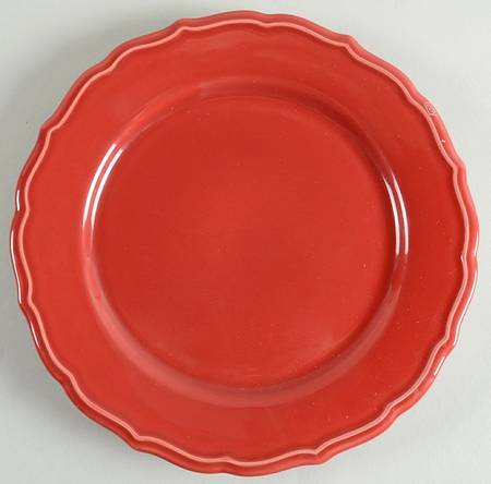 Louisa Red Salad Plate