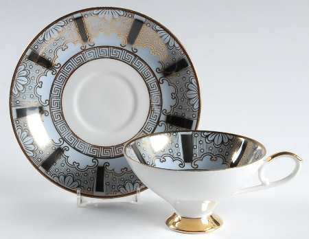 RUW44 Footed Cup & Saucer Set