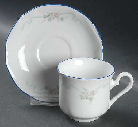 BOH257 Flat Demitasse Cup & Saucer Set