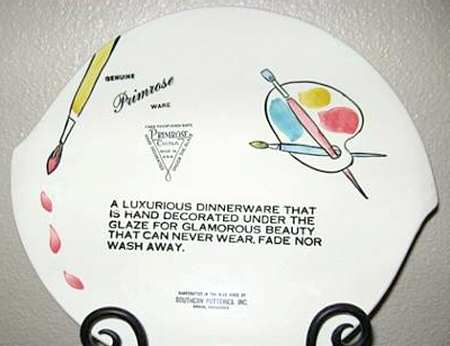 Advertising Signs by Blue Ridge Southern Pottery