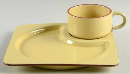 Naturals Collection Snack Plate & Cup Set