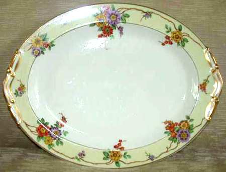Barbara Ruth 14" Oval Serving Platter
