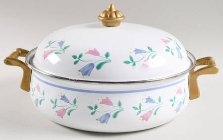 BNA14 3 Quart Metal Covered Casserole