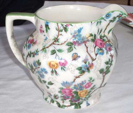 Lorna Doone (Green Trim) Creamer