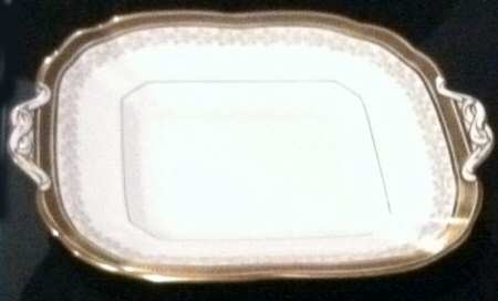 BWM21 Square Handled Cake Plate
