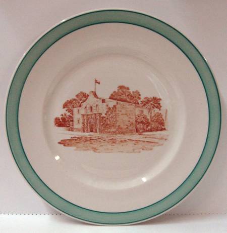 Alamo Green (Missouri, Kansas and Texas) by Buffalo Pottery