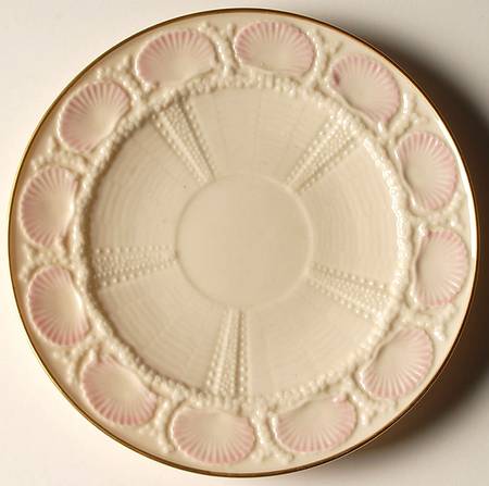 New Shell Pink (Gold Trim) by Belleek Pottery (Ireland)