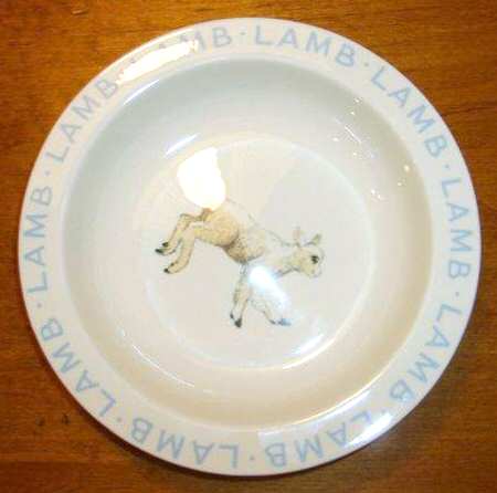 Baby Animals Child's Bowl