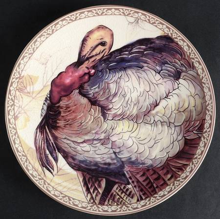 Autumn Birds Salad Plate