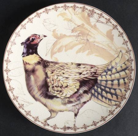 Autumn Birds Salad Plate