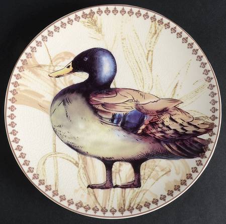Autumn Birds Salad Plate