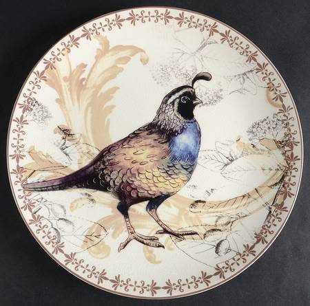 Autumn Birds Dinner Plate