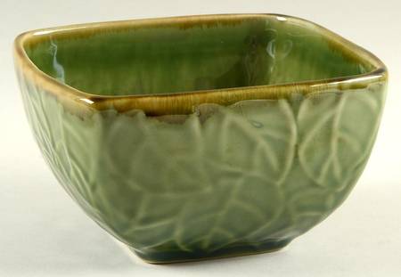 Tea Leaves Green Coupe Soup Bowl