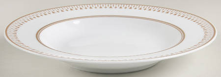 Soleil Levant Large Rim Soup Bowl by Bernardaud