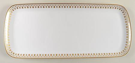 Soleil Levant Oblong Cake Plate