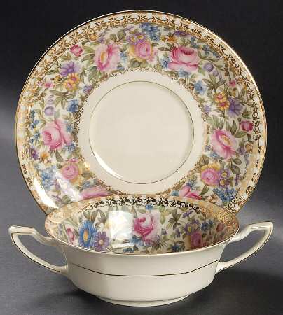 BAV434 Flat Cream Soup Bowl & Saucer Set
