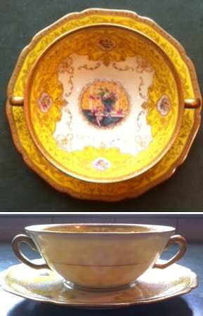11231 Flat Cream Soup Bowl & Saucer Set