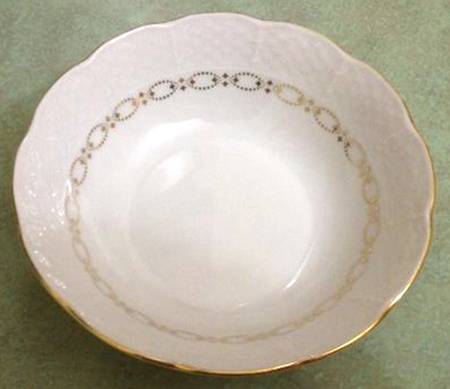 Renaissance White Gold Fruit/Dessert (Sauce) Bowl