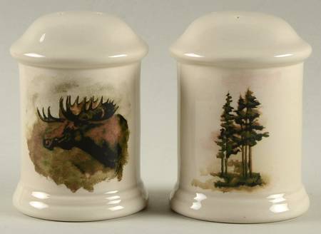 Woodland Moose Salt & Pepper Set