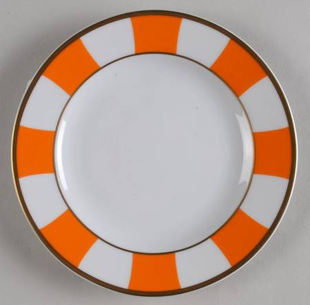 Galerie Royal Orange Bread & Butter Plate