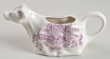 Asiatic Pheasant Plum Cow Creamer