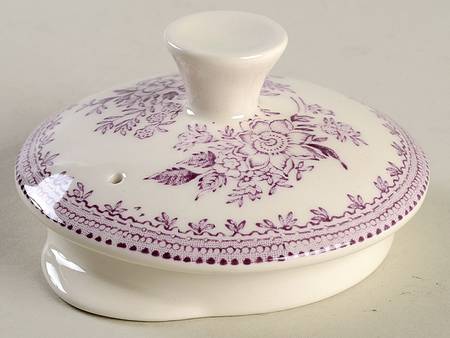 Asiatic Pheasant Plum Lid for Teapot