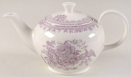 Asiatic Pheasant Plum Small Teapot & Lid
