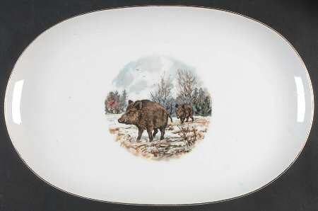 SCH657 14" Oval Serving Platter