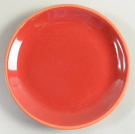 Red Canape Plate