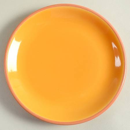 Yellow Canape Plate