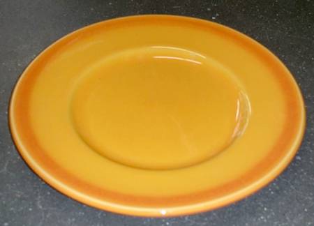 Ombre Orange Salad Plate