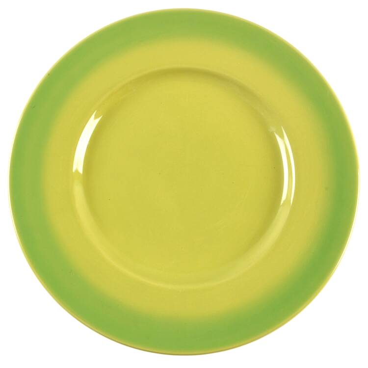 Ombre Green Dinner Plate
