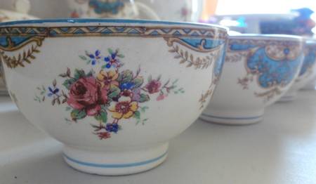 Balmoral Blue Flat Cup
