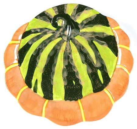 Harvest Gourd Canape Plate