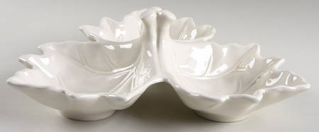 Harvest 3 Part Condiment Server W/Center Handle