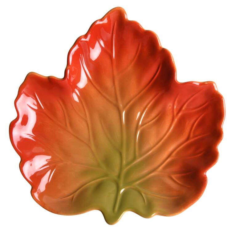Harvest Leaf Shape Salad Plate
