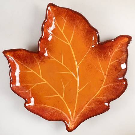 Harvest 15" Leaf Shaped Platter