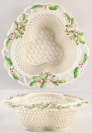 Basketware Holly Berry Basket