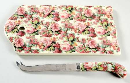BAU80 2 Piece Cheese Dish and Knife Set