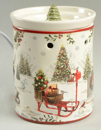 Winter Forest Electric Wax Tart Warmer & Lid