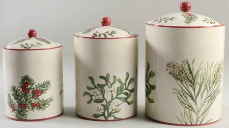 Winter Forest (3 Piece) Canister Set (Box Set)