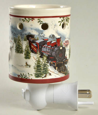 Winter Forest Wall Plug-In Wax Warmer No Lid