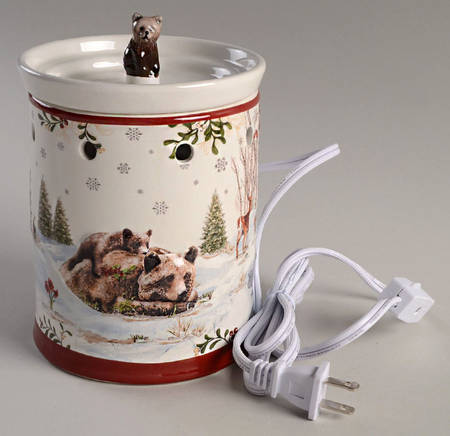 Winter Forest Electric Wax Tart Warmer & Lid