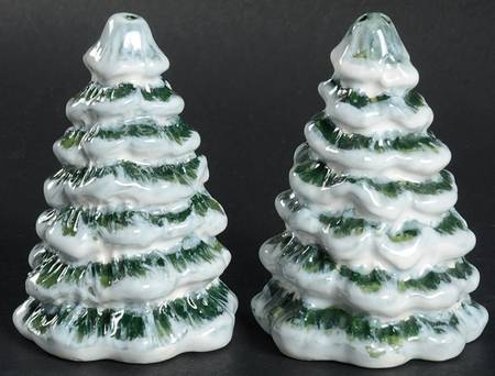 Winter Forest Figural Salt & Pepper Set