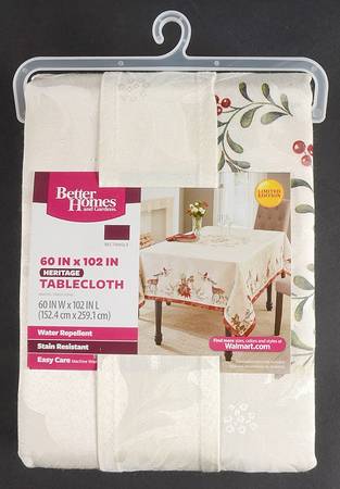 Winter Forest Rectangular Tablecloth 60" X 102"
