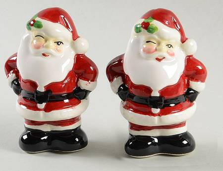 Winter Forest Figural Salt & Pepper Set