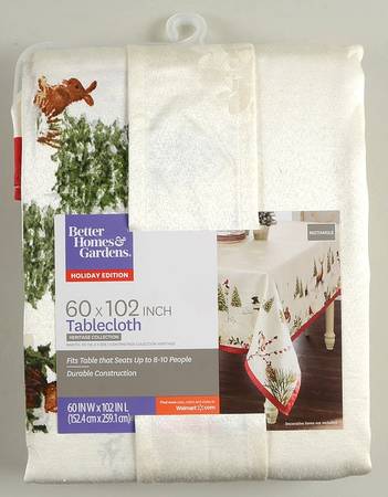 Winter Forest 60" X 102" Rectangular Tablecloth