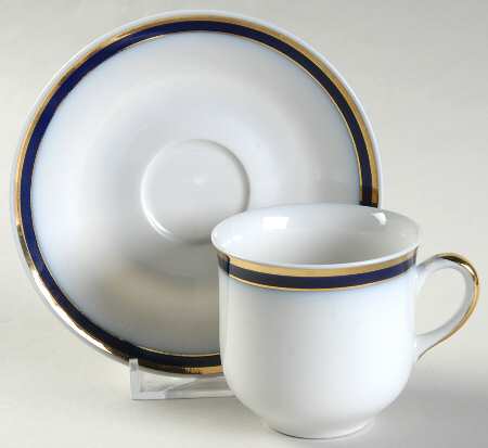 Jasmine Flat Demitasse Cup & Saucer Set
